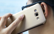 Чехол (книжка) Rock DR.V Series для Samsung Galaxy A8 Золотой / Gold