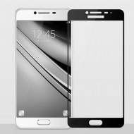 Защитное стекло 3D CP+ на весь экран (цветное) для Samsung Galaxy C7 Черный