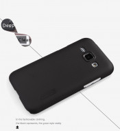 Чехол Nillkin Matte для Samsung Galaxy J1 Duos SM-J100 (+ пленка) Черный