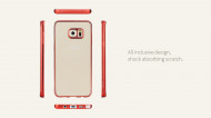 TPU чехол ROCK Ultrathin Flame Series для Samsung Galaxy Note 5 Красный / Red