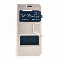 Чехол (книжка) с TPU креплением для Samsung Galaxy S6 G920F/G920D Duos Золотой