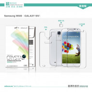 Защитная пленка Nillkin Crystal (на обе стороны) для Samsung i9500 Galaxy S4 Анти-отпечатки