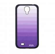 Пластиковая накладка с градиентной вставкой "Style Gradual" для Samsung i9500 Galaxy S4 Фиолетовый