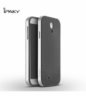 Чехол iPaky TPU+PC для Samsung i9500 Galaxy S4 Черный / Серебряный
