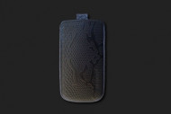 Кожаный футляр Mavis Classic PYTHON для Samsung N7100 Galaxy Note 2 Черный (змея)