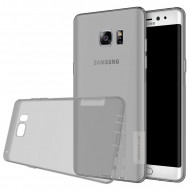 TPU чехол Nillkin Nature Series для Samsung N930F Galaxy Note 7 Duos Серый (прозрачный)