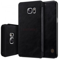 Кожаный чехол (книжка) Nillkin Qin Series для Samsung N930F Galaxy Note 7 Duos Черный