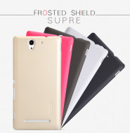 Чехол Nillkin Matte для Sony Xperia C3 (+ пленка) Золотой
