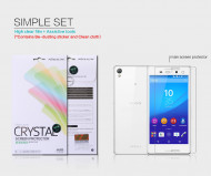 Защитная пленка Nillkin Crystal для Sony Xperia M4 Aqua Анти-отпечатки