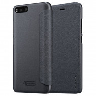 Кожаный чехол (книжка) Nillkin Sparkle Series для Xiaomi Mi 6 Черный