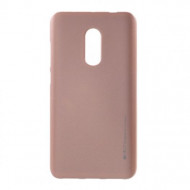 TPU чехол Mercury iJelly Metal series для Xiaomi Redmi Note 4 Rose Gold