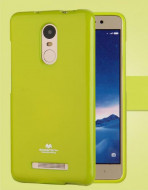 TPU чехол Mercury Jelly Color series для Xiaomi Redmi Note 3 / Redmi Note 3 Pro Лайм