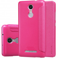 Кожаный чехол (книжка) Nillkin Sparkle Series для Xiaomi Redmi Note 3 / Redmi Note 3 Pro Розовый