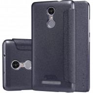 Кожаный чехол (книжка) Nillkin Sparkle Series для Xiaomi Redmi Note 3 / Redmi Note 3 Pro Черный