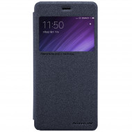 Кожаный чехол (книжка) Nillkin Sparkle Series для Xiaomi Redmi 4 Pro / Redmi 4 Prime Черный
