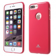 TPU чехол Mercury Jelly Color series для Apple iPhone 7 (4.7") Малиновый