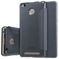 Кожаный чехол (книжка) Nillkin Sparkle Series для Xiaomi Redmi 3 Pro / Redmi 3s Черный
