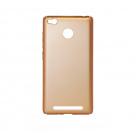 Пластиковая накладка soft-touch с защитой торцов Joyroom для Xiaomi Redmi 3 Pro / Redmi 3s Золотой