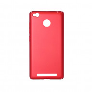 Пластиковая накладка soft-touch с защитой торцов Joyroom для Xiaomi Redmi 3 Pro / Redmi 3s Красный