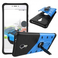 Противоударный чехол Armored-case с функцией подставки для Meizu M3 Note Синий