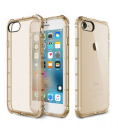 TPU чехол ROCK Fence series для Apple iPhone 7 (4.7") Золотой / Transparent Gold