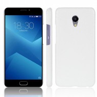 Кожаный чехол-накладка с имитацией кожи крокодила для Meizu M5 Note Белый