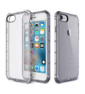 TPU чехол ROCK Fence series для Apple iPhone 7 (4.7") Черный / Transparent black