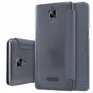 Кожаный чехол (книжка) Nillkin Sparkle Series для OnePlus 3 / OnePlus 3T Черный
