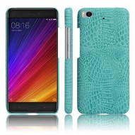 Кожаный чехол-накладка с имитацией кожи крокодила для Xiaomi Mi 5s Бирюзовый