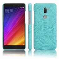 Кожаный чехол-накладка с имитацией кожи крокодила для Xiaomi Mi 5s Plus Бирюзовый