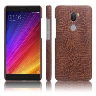 Кожаный чехол-накладка с имитацией кожи крокодила для Xiaomi Mi 5s Plus Коричневый
