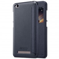 Кожаный чехол (книжка) Nillkin Sparkle Series для Xiaomi Redmi 4a Черный