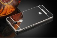 Металлический бампер с акриловой вставкой с зеркальным покрытием для Xiaomi Redmi Note 4 Черный