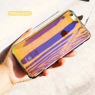 Пластиковая накладка Baseus Glass Case для Apple iPhone 6/6s plus (5.5") Stream Gold