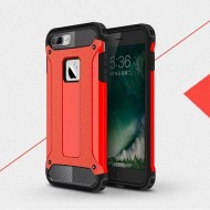 Бронированный противоударный TPU+PC чехол Immortal для Apple iPhone 7 plus (5.5") Красный