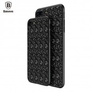 Пластиковая накладка Baseus Plaid Ultrathin для Apple iPhone 7 plus (5.5") Черный