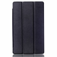 Кожаный чехол-книжка TTX (Super slim) для Asus ZenPad 7.0 (Z370C/ Z370CG) Черный