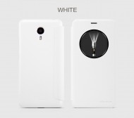 Кожаный чехол (книжка) Nillkin Sparkle Series для Meizu M3 Note Белый