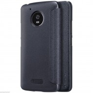Кожаный чехол (книжка) Nillkin Sparkle Series для Motorola Moto G5 Черный