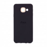 TPU чехол с металлической вставкой iFace для Samsung G930F Galaxy S7 Черный