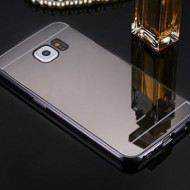 Металлический бампер с акриловой вставкой с зеркальным покрытием для Samsung G950 Galaxy S8 Черный