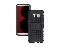 Противоударный двухслойный чехол Shield для Samsung G950 Galaxy S8 с подставкой Черный