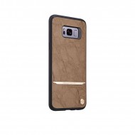 TPU+PC чехол Nillkin Mercier series для Samsung G955 Galaxy S8 Plus Черный / Коричневый