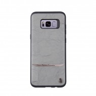 TPU+PC чехол Nillkin Mercier series для Samsung G955 Galaxy S8 Plus Черный / Серый