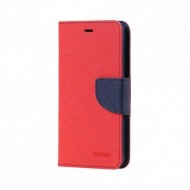 Чехол (книжка) Mercury Fancy Diary series для Samsung Galaxy C5 Красный / Синий