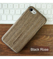 Деревянная накладка Rock Origin Series (Grained) для Apple iPhone 7 (4.7") Black Rose