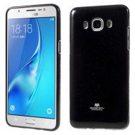 TPU чехол Mercury Jelly Color series для Samsung J510F Galaxy J5 (2016) Черный