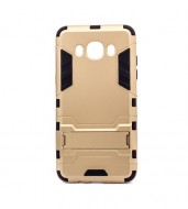 Ударопрочный чехол-подставка Transformer для Samsung J510F Galaxy J5 (2016) с мощной защитой корпуса Золотой / Champagne Gold