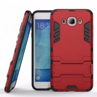 Ударопрочный чехол-подставка Transformer для Samsung J710F Galaxy J7 (2016) с мощной защитой корпуса Красный / Dante Red