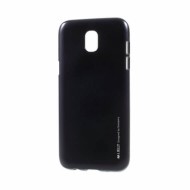 TPU чехол Mercury Jelly Color series для Samsung J730 Galaxy J7 (2017) Черный